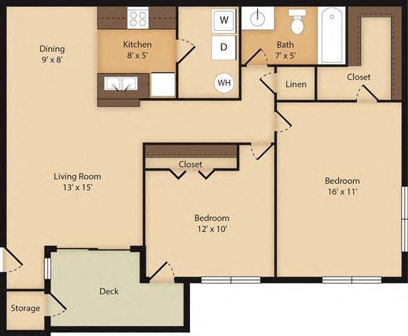 Marietta Atlanta Apartments | Crestmont Apartment Homes | Floor Plans